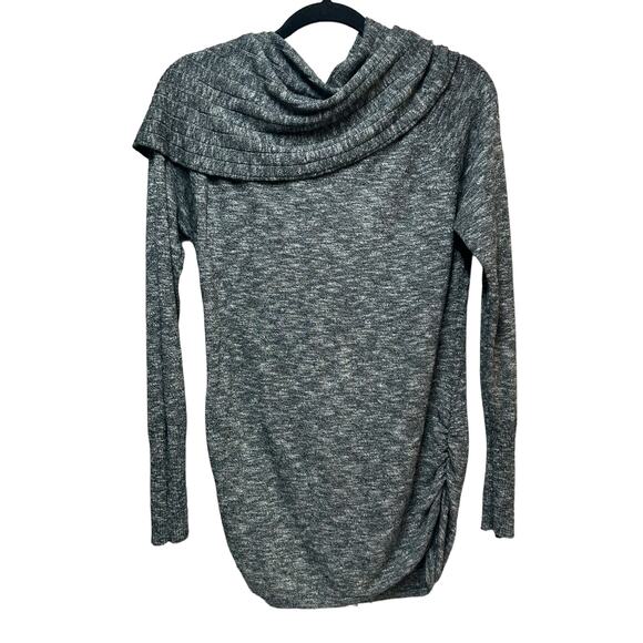 Maurice's Cowl Neck Size X Large Slim Fit Sweater Gray mingled color - Picture 4 of 9